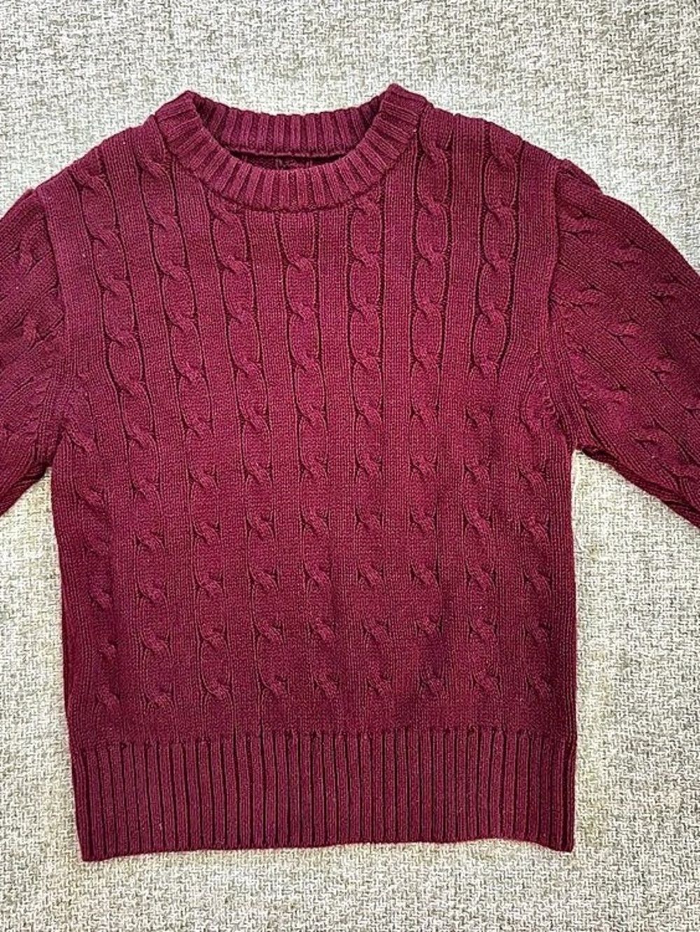Cherokee  XS 4/5 Cable Knit Cotton Sweater